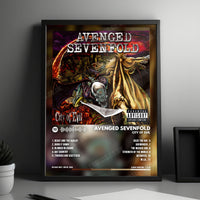 Avenged Sevenfold "City Of Evil" Album Cover Poster - with Complete Tracklist