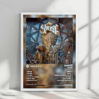 Ghost "Impera  " Album Cover Poster - with Complete Tracklist