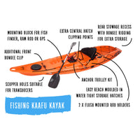 Kaafu Solo Fishing Kayak | Plastic Neutral | Complete Package