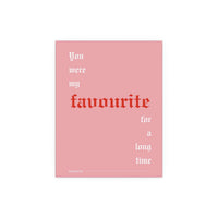 Fontaines DC - Favourite (Pink + White + Red)
