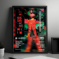 2Pac "Strictly 4 My N.I.G.G.A.Z." Album Cover Poster - with Complete Tracklist