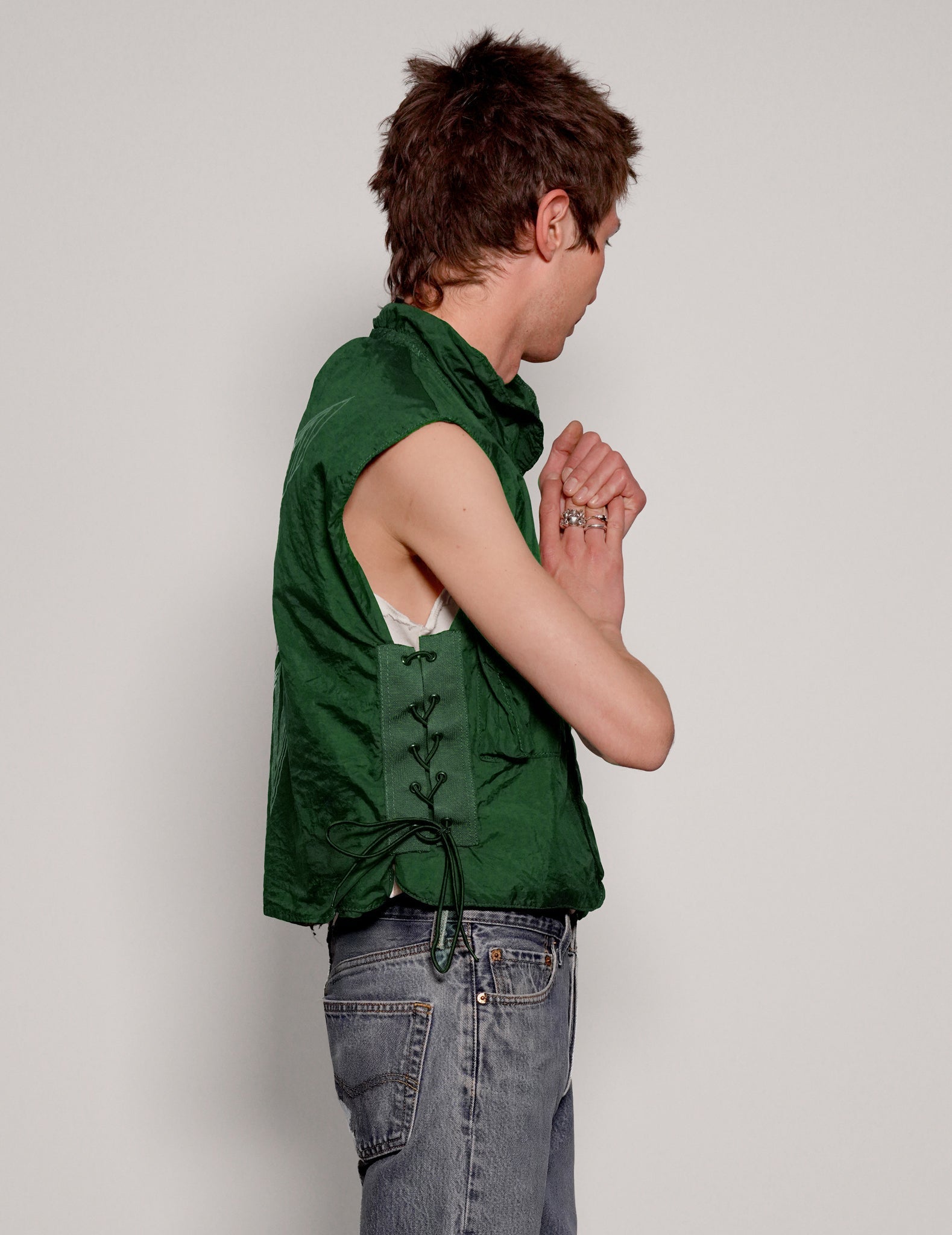 Ex Military Flak Jacket in Green