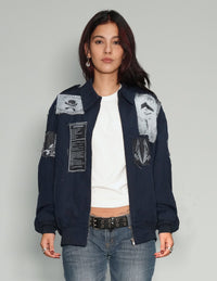Patched RAF Jacket