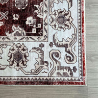 Jasru Vintage Washable Non-Slip Rug for Effortless Style & Comfort