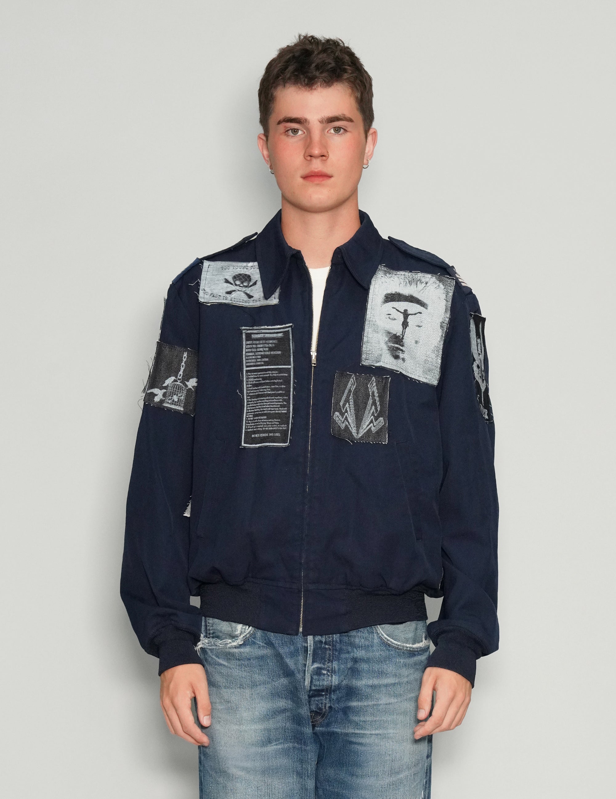 Patched RAF Jacket