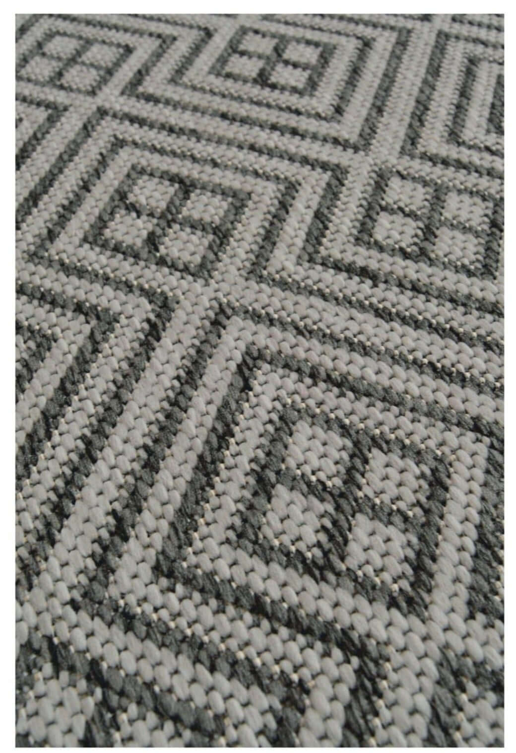 County Geo Grey Indoor/Outdoor Rug | 11344A