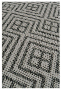 County Geo Grey Indoor/Outdoor Rug | 11344A