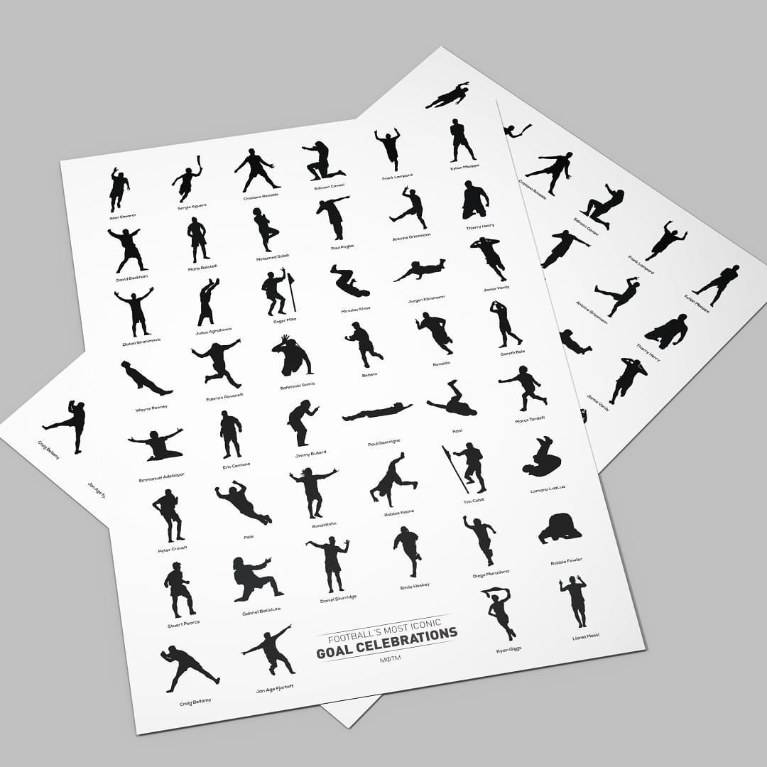 Football's Greatest Goal Celebrations Print