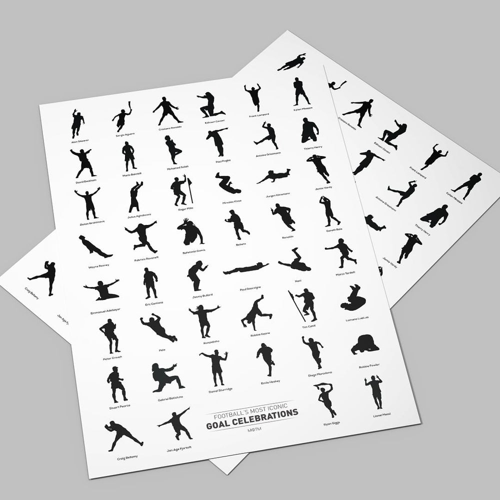 Football's Greatest Goal Celebrations Print