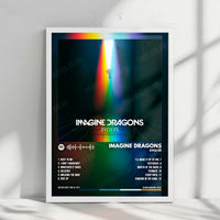Imagine Dragons "Evolve  " Album Cover Poster - with Complete Tracklist