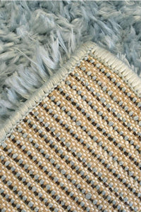 Lagom Duck Egg Blue Luxurious Shaggy Rug