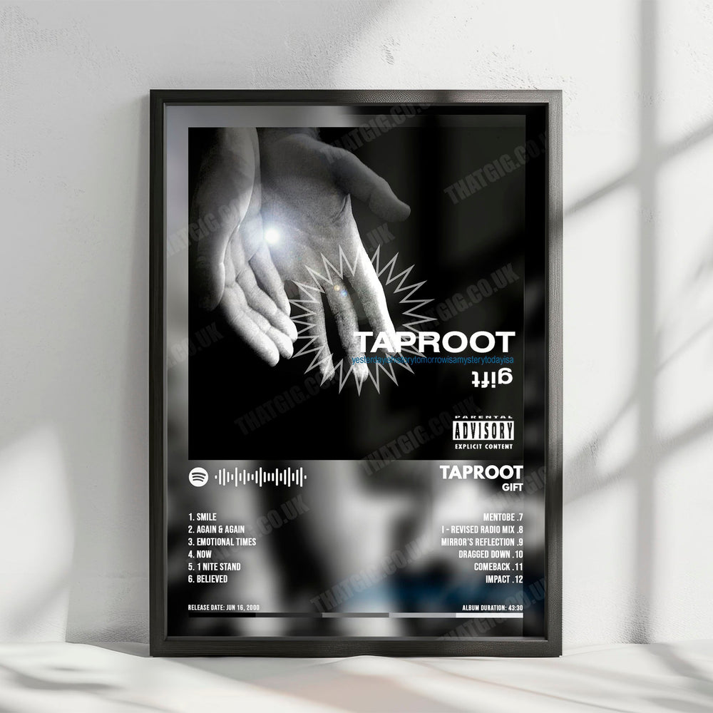 Taproot "Gift" Album Cover Poster - with Complete Tracklist