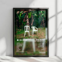 Bad Bunny "Debí Tirar Más Fotos" Album Cover Poster - with Complete Tracklist