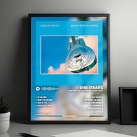 Dire Straits "Brothers in Arms  " Album Cover Poster - with Complete Tracklist