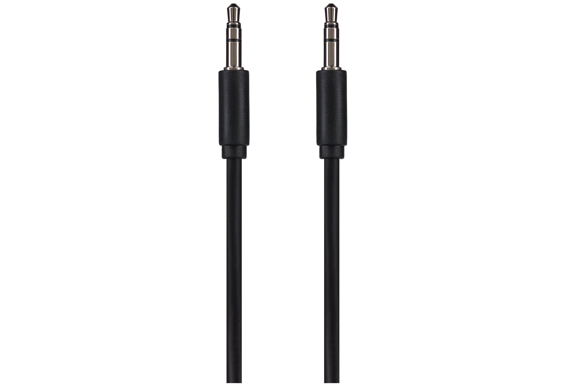 Maplin 3.5mm Aux Stereo 3-Pole Jack Plug to 3.5mm 3-Pole Jack Plug Cable - Black, 2m