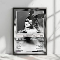Ariana Grande "Dangerous Woman" Album Cover Poster - with Complete Tracklist