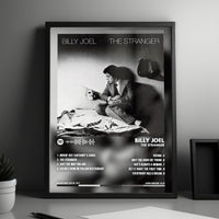 Billy Joel "The Stranger  " Album Cover Poster - with Complete Tracklist
