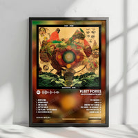 Fleet Foxes "Helplessness Blues" Album Cover Poster - with Complete Tracklist