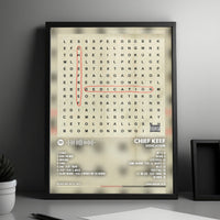 Chief Keef "Dedication" Album Cover Poster - with Complete Tracklist