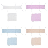 2pc Dimple Crib/Cradle Quilt & Bumper Bedding Set