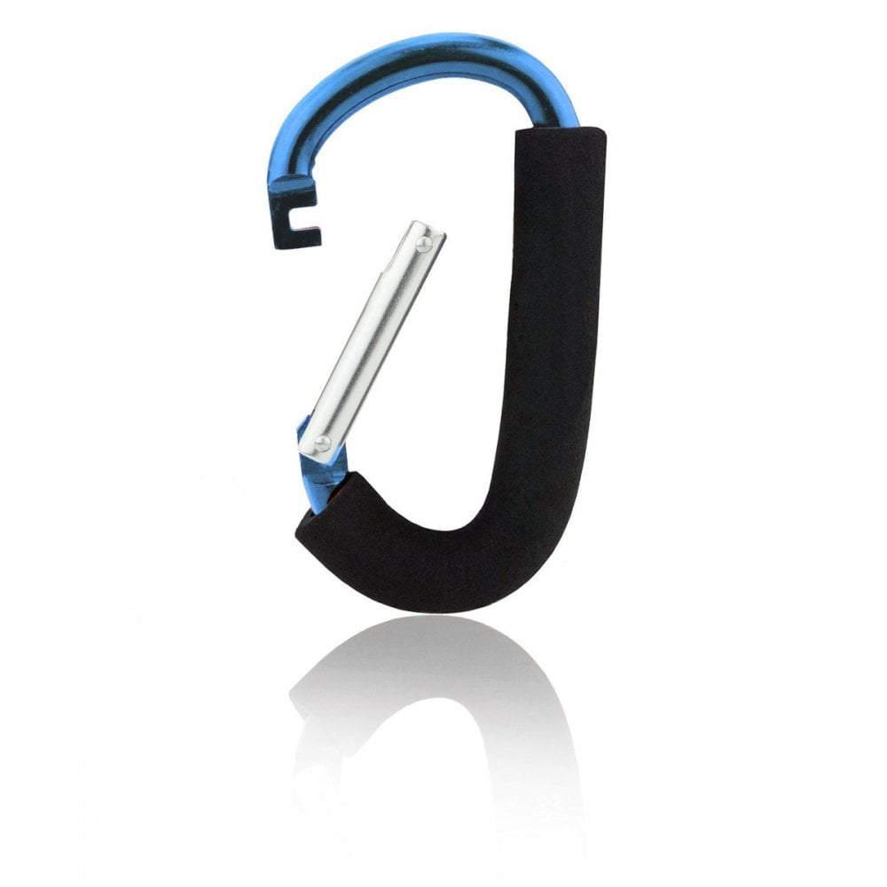2x Large Buggy Clips - Blue