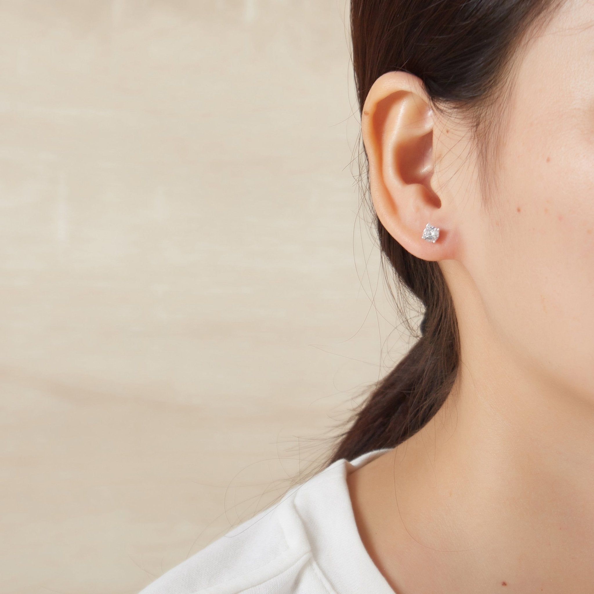 3 Pairs of Sterling Silver Shaped Earrings Created with Zircondia® Crystals