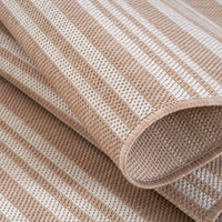 Chic Beige Ecology Outdoor Rug - Stylish & Durable for Any Space