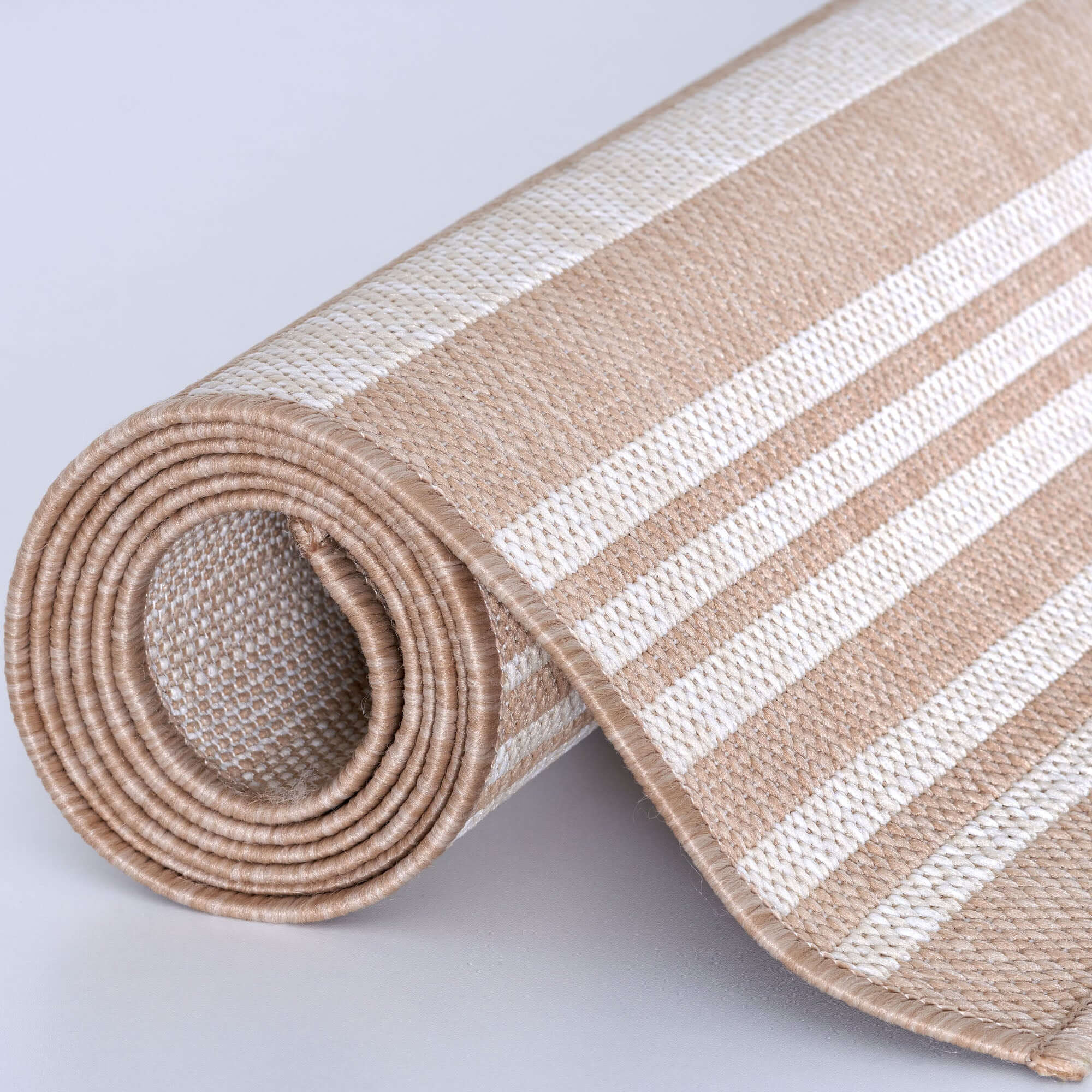 Chic Beige Ecology Outdoor Rug - Stylish & Durable for Any Space
