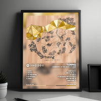 Tunng "Comments of the Inner Chorus" Album Cover Poster - with Complete Tracklist