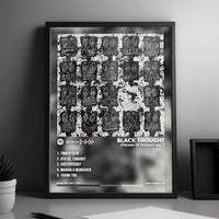 Black Thought "Streams of Thought,  Vol. 1 " Album Cover Poster - with Complete Tracklist