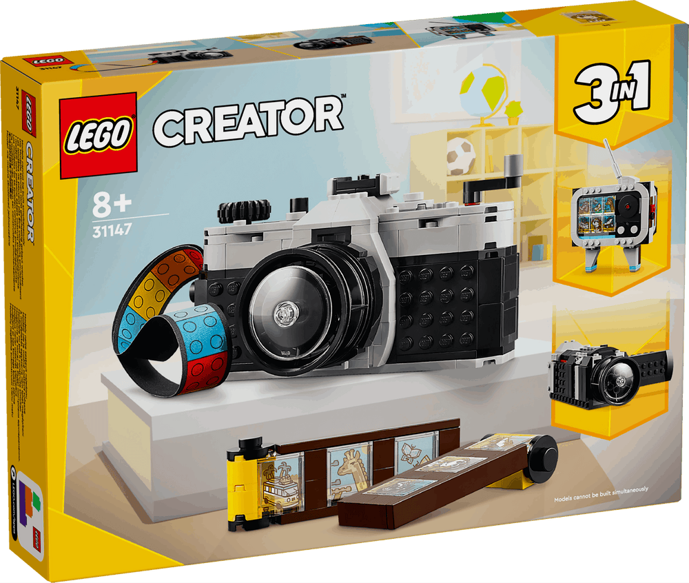 Lego Creator 3 in 1 31147 Retro Camera Buildable Toy for Ages 8 and Up