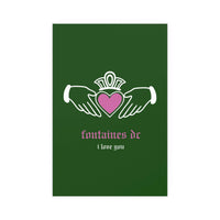 Fontaines DC - I Love You - Irish Claddagh (Green)