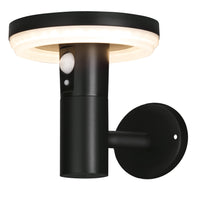 4lite Antheia Solar IP54 Die-Cast Aluminium LED Outdoor Wall Light with Built in PIR Motion Sensor