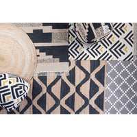 Bosie Large Trenza Rug - Contemporary Sand and Black Design for Chic Interiors