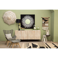 Bosie Large Trenza Rug - Contemporary Sand and Black Design for Chic Interiors