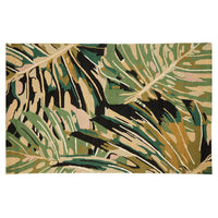 Bosie Moyo Green Hand-Tufted Floral Rug