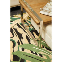 Bosie Moyo Green Hand-Tufted Floral Rug
