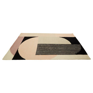 Bosie Milana Geometric Wool and Cotton Rug