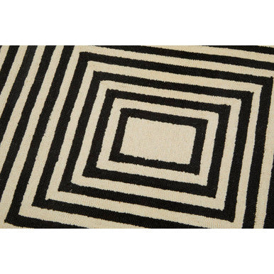 Bosie Milana Large Black And White Rug