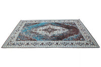 Bosie Morvi Large Floral Jacquard Woven Rug