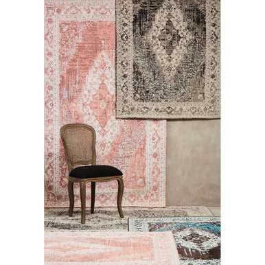 Bosie Morvi Hand-Woven Small Pink Floral Rug