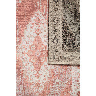 Bosie Morvi Hand-Woven Small Pink Floral Rug
