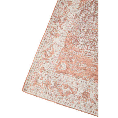 Bosie Morvi Hand-Woven Small Pink Floral Rug