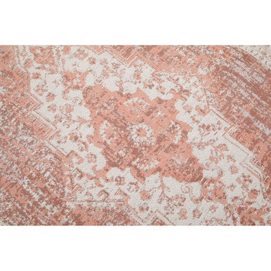 Bosie Morvi Hand-Woven Small Pink Floral Rug