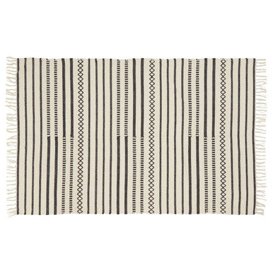 Bosie Madras Handcrafted Cotton Rug for Stylish Home Offices