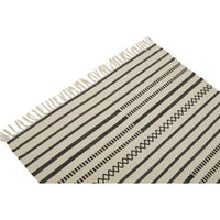 Bosie Madras Handcrafted Cotton Rug for Stylish Home Offices