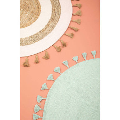 Kids Green Round Rug