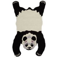 Kids Panda Plush Rug - Hand-Woven Comfort for Playful Spaces