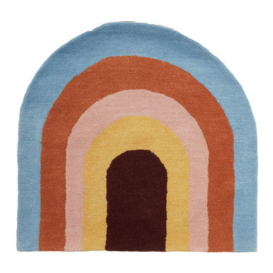 Kids Rainbow Rug - Hand-Woven Style and Comfort for Playful Spaces