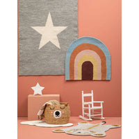 Kids Rainbow Rug - Hand-Woven Style and Comfort for Playful Spaces